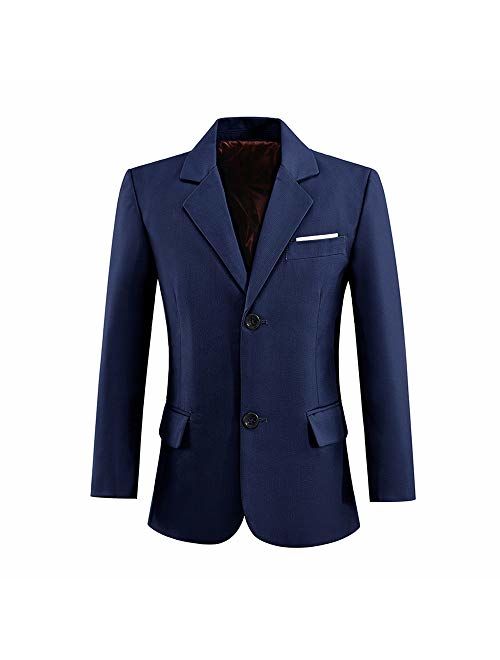 Visaccy Boys Formal Blazer School Jacket