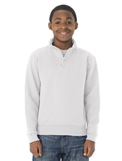 Jerzees youth 8 oz 50/50 NuBlend Quarter-Zip Cadet Collar Sweatshirt (995Y)