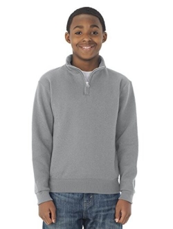 Jerzees youth 8 oz 50/50 NuBlend Quarter-Zip Cadet Collar Sweatshirt (995Y)