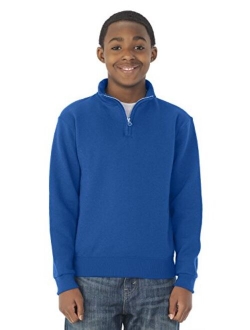 Jerzees youth 8 oz 50/50 NuBlend Quarter-Zip Cadet Collar Sweatshirt (995Y)