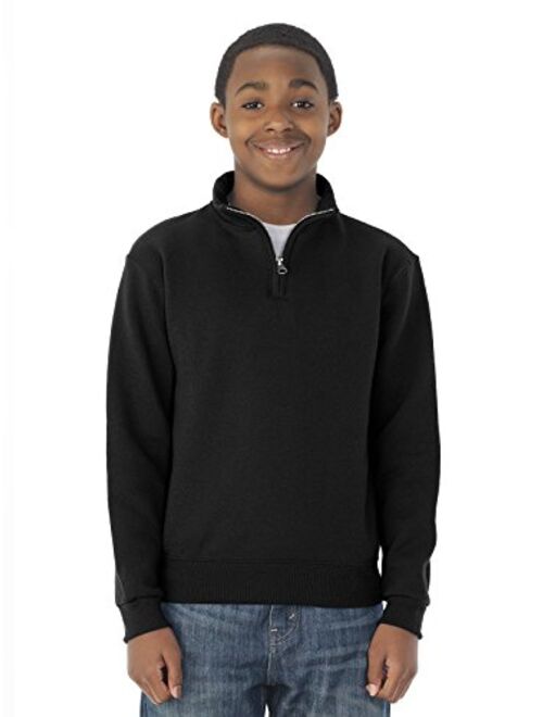 Jerzees youth 8 oz 50/50 NuBlend Quarter-Zip Cadet Collar Sweatshirt (995Y)