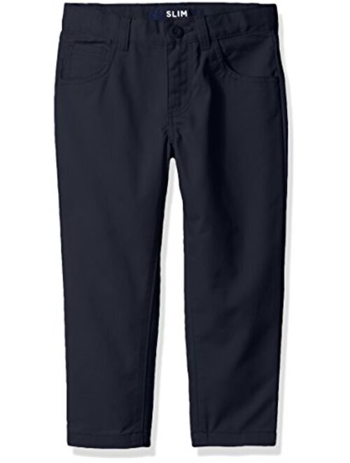 French Toast Boys' Slim Fit 5 Pocket Pant