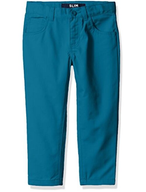 French Toast Boys' Slim Fit 5 Pocket Pant