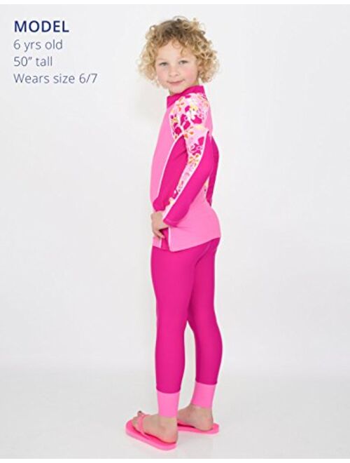 Tuga Girls Swim Leggings 1-14 Years, UPF 50+ Sun Protection Swim Bottom