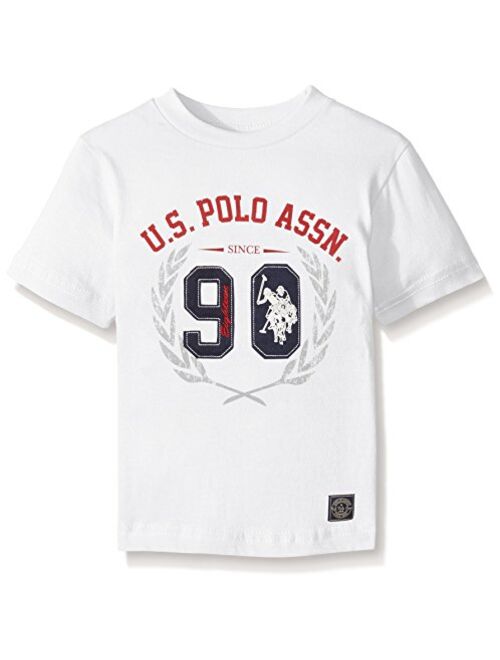 U.S. Polo Assn. Boys' Crew Neck Iconic Graphic Logo T-Shirt