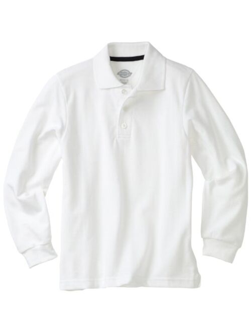 Dickies Big Boys' Long Sleeve Performance Polo