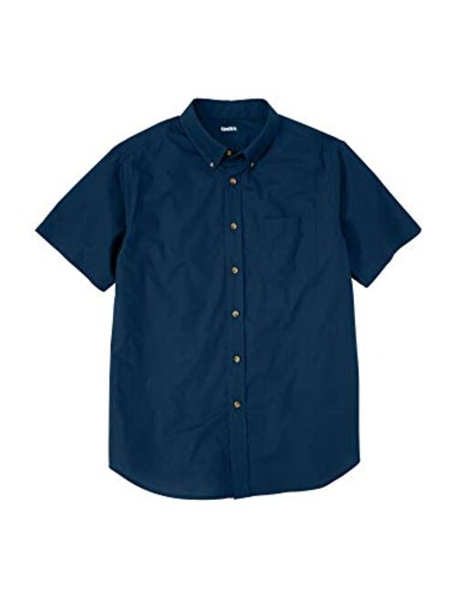 KingSize Men's Big and Tall Short-Sleeve Sport Shirt