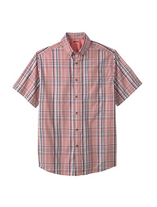 KingSize Men's Big and Tall Short-Sleeve Sport Shirt