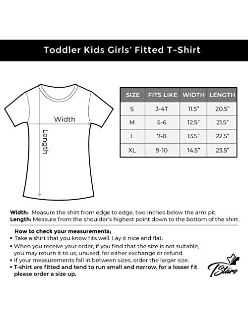 Tstars - Gift for Horse Lover - Love Horses Girls' Fitted Kids T-Shirt