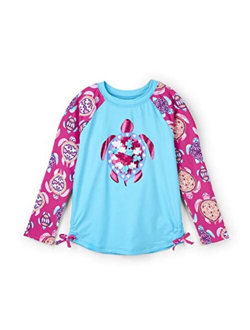 Hatley Girls' Long Sleeve Rash Guards