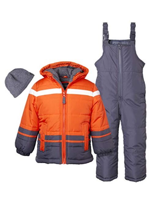 Sportoli Boys' Kids Winter Snowboard Skiing Parka Jacket & Snow Bib Snowsuit Set