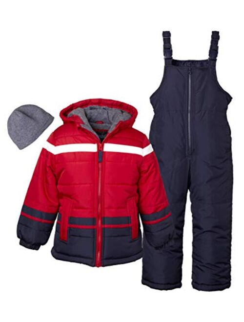 Sportoli Boys' Kids Winter Snowboard Skiing Parka Jacket & Snow Bib Snowsuit Set