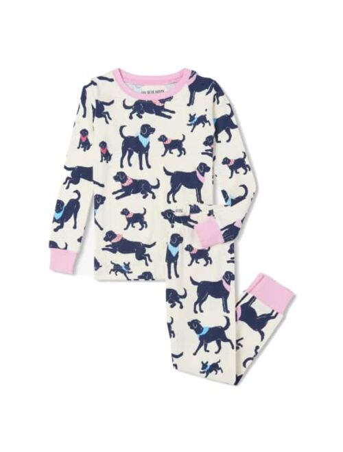 Little Blue House by Hatley Boys' Long Sleeve Printed Pajama Set