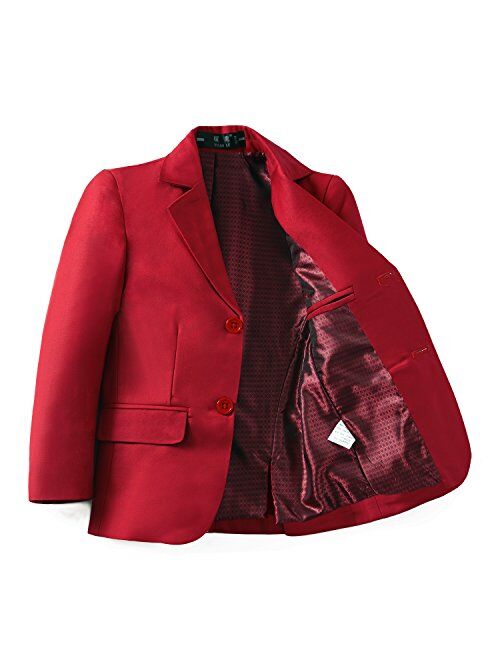 YuanLu Boys' Formal Suits Blazer Jacket Coat for Kids