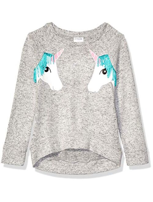 Amazon Brand - Spotted Zebra Girl's Long-Sleeve Cozy Raglan Tops