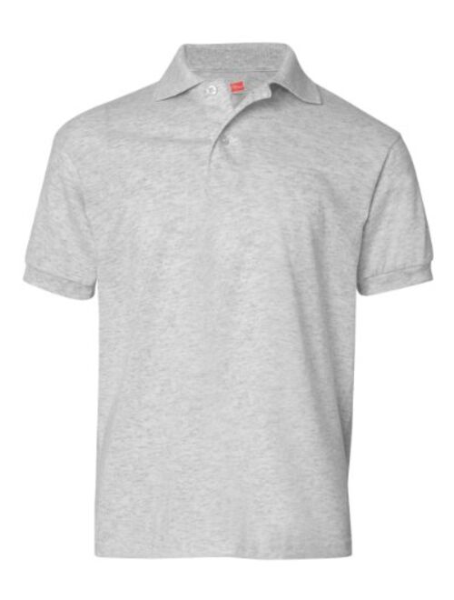 Hanes Boy's Kids' Cotton-Blend Jersey Polo (054Y)