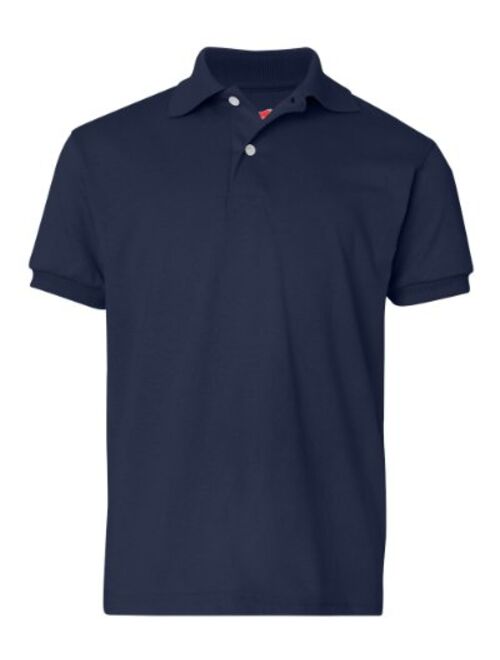 Hanes Boy's Kids' Cotton-Blend Jersey Polo (054Y)