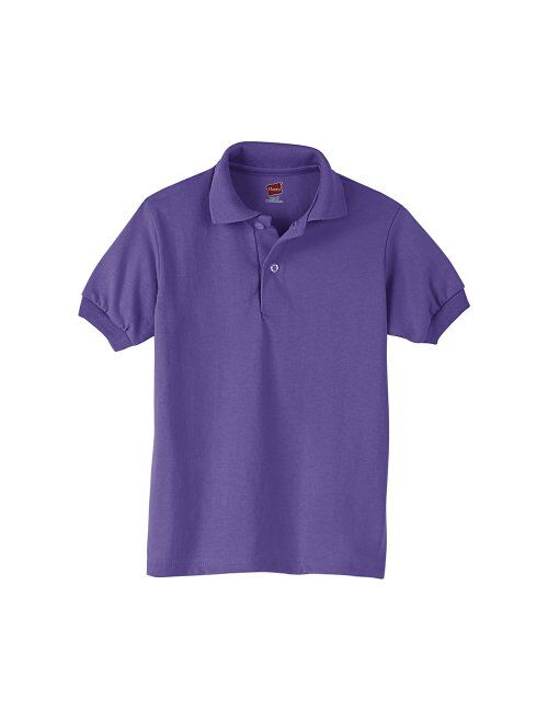 Hanes Boy's Kids' Cotton-Blend Jersey Polo (054Y)