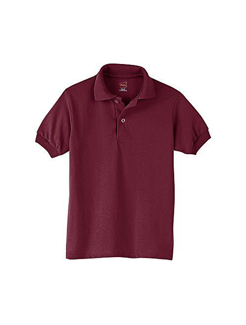 Hanes Boy's Kids' Cotton-Blend Jersey Polo (054Y)