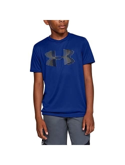 Boys' Tech Big Logo Solid T-Shirt Short Sleeve