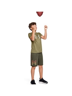 Boys' Tech Big Logo Solid T-Shirt Short Sleeve