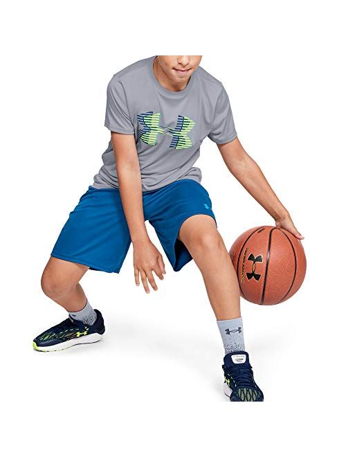 Under Armour Boys' Tech Big Logo Solid T-Shirt Short Sleeve