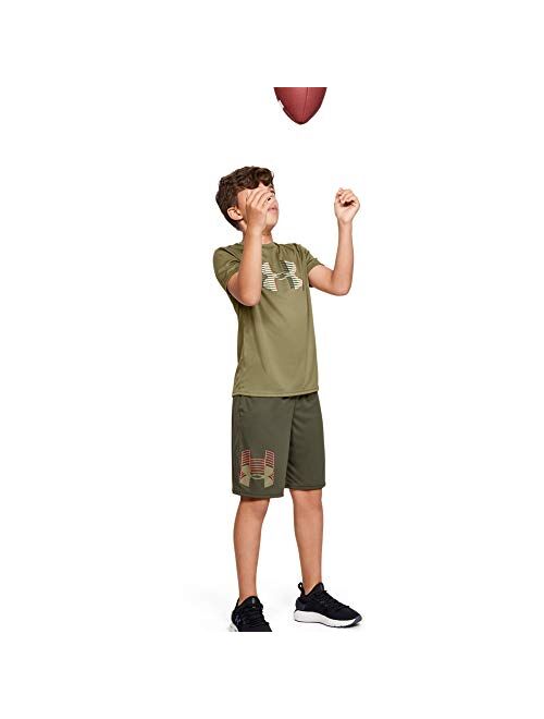 Under Armour Boys' Tech Big Logo Solid T-Shirt Short Sleeve