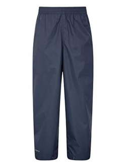 Mountain Warehouse Pakka Kids Waterproof Rain Pants -for Boys & Girls