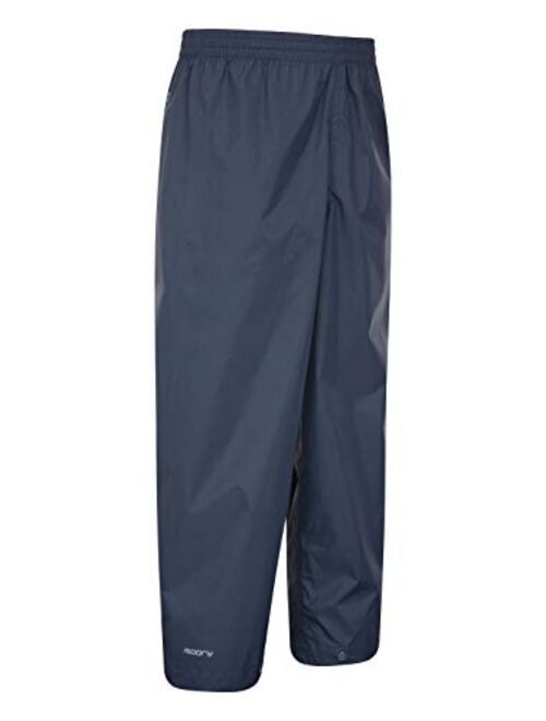 Mountain Warehouse Pakka Kids Waterproof Rain Pants -for Boys & Girls