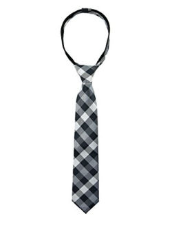 Boys' Pre-tied Woven Zipper Tie