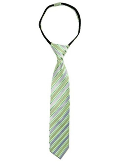 Boys' Pre-tied Woven Zipper Tie