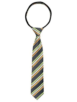 Boys' Pre-tied Woven Zipper Tie