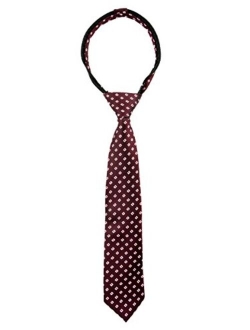 Boys' Pre-tied Woven Zipper Tie