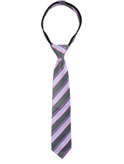 Boys' Pre-tied Woven Zipper Tie