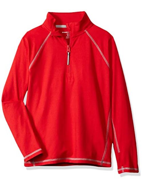 Amazon Essentials Boys' Half-Zip Active Jacket