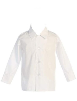 Lito Boys Long Sleeved Simple Dress Shirt