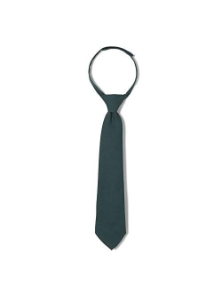 Boys' Adjustable Solid 8-12 Size Tie