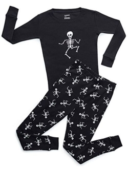 Kids & Toddler Pajamas Boys Girls Unisex 2 Piece Pjs Set 100% Cotton Halloween Sleepwear (12 Months-14 Years)
