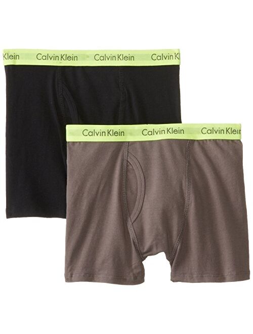 Calvin Klein Boy's Assorted Boxer Briefs (Pack of 2)