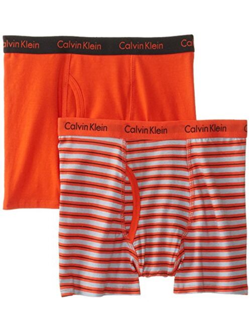 Calvin Klein Boy's Assorted Boxer Briefs (Pack of 2)