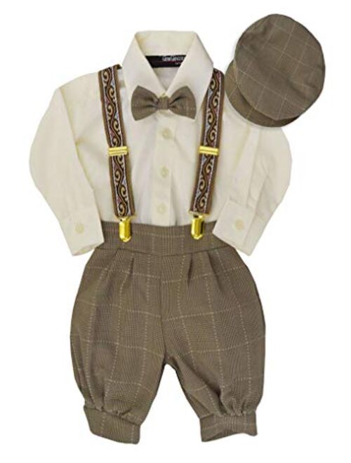 Gino Giovanni Baby Boys Vintage Knickers Outfit Suspenders Set