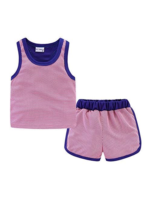 Mud Kingdom Little Boys Holiday Outfits Summer Tank Tops and Shorts