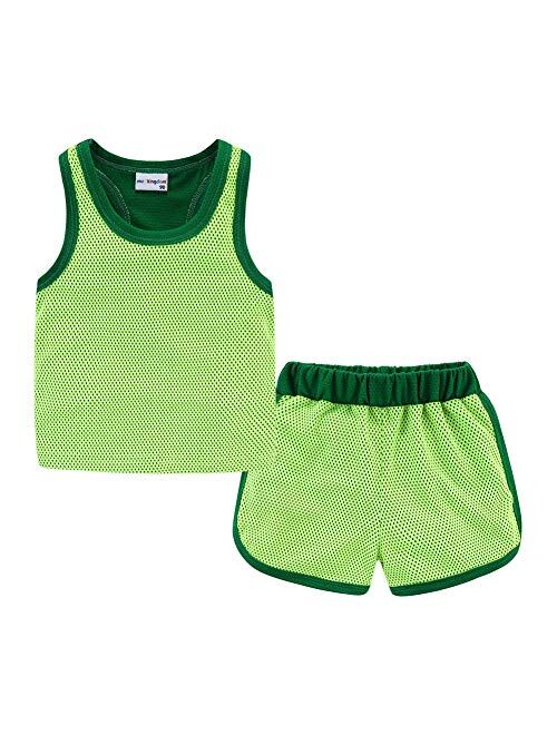 Mud Kingdom Little Boys Holiday Outfits Summer Tank Tops and Shorts