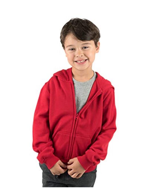 Leveret Kids & Toddler Boys Girls Sweatshirt Hoodie Jacket Variety of Colors (Size 2-14 Years)