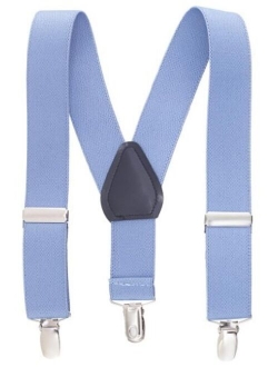 Sportoli Kids and Baby Adjustable Elastic Solid Wedding Suspenders - 21 Colors