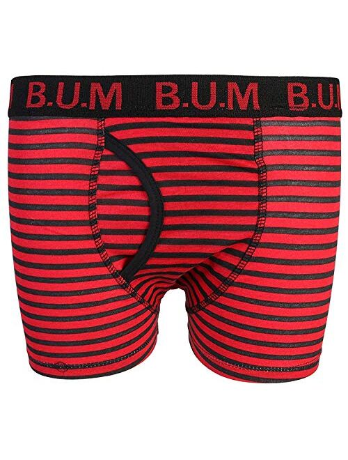 B.U.M. Equipment Boys 10 Pack Solid Boxer Briefs Underwear