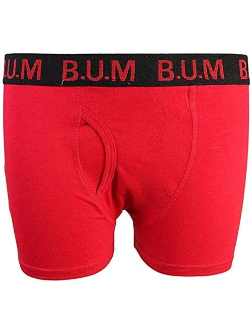 B.U.M. Equipment Boys 10 Pack Solid Boxer Briefs Underwear