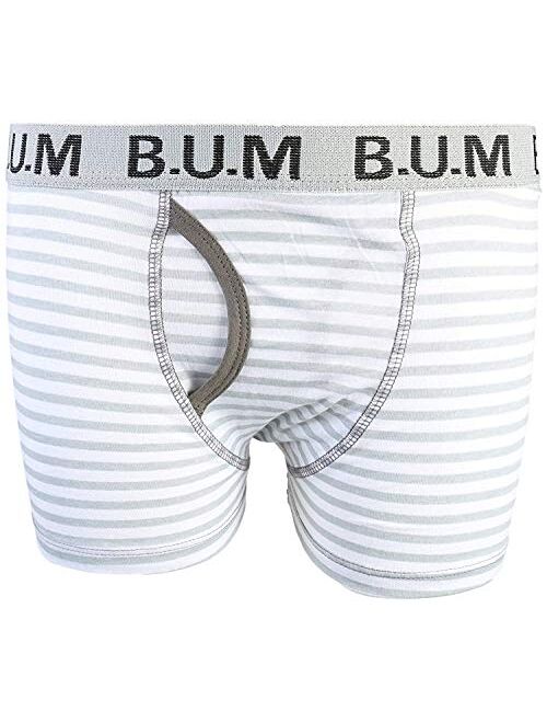 B.U.M. Equipment Boys 10 Pack Solid Boxer Briefs Underwear