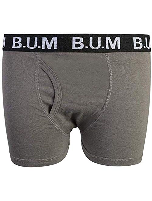 B.U.M. Equipment Boys 10 Pack Solid Boxer Briefs Underwear