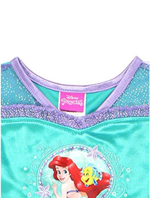 The Little Mermaid Ariel Girls Fantasy Gown Nightgown Pajamas (Toddler/Little Kid/Big Kid)